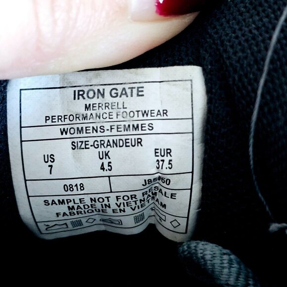 Merrell Waterpro Vibram Womens Size 8 Trail‎ Running Shoes Purple & Teal~SH155.1 - Picture 8 of 8